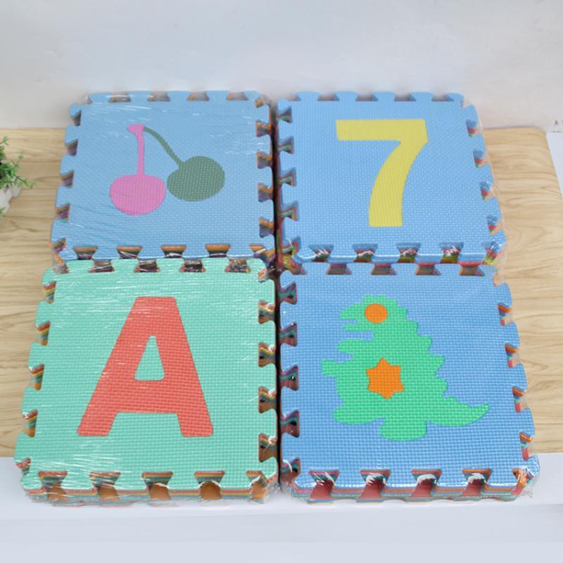 Kids Education Alphabet Numbers - Matras Puzzle Busa PE Non-Toksik Dengan