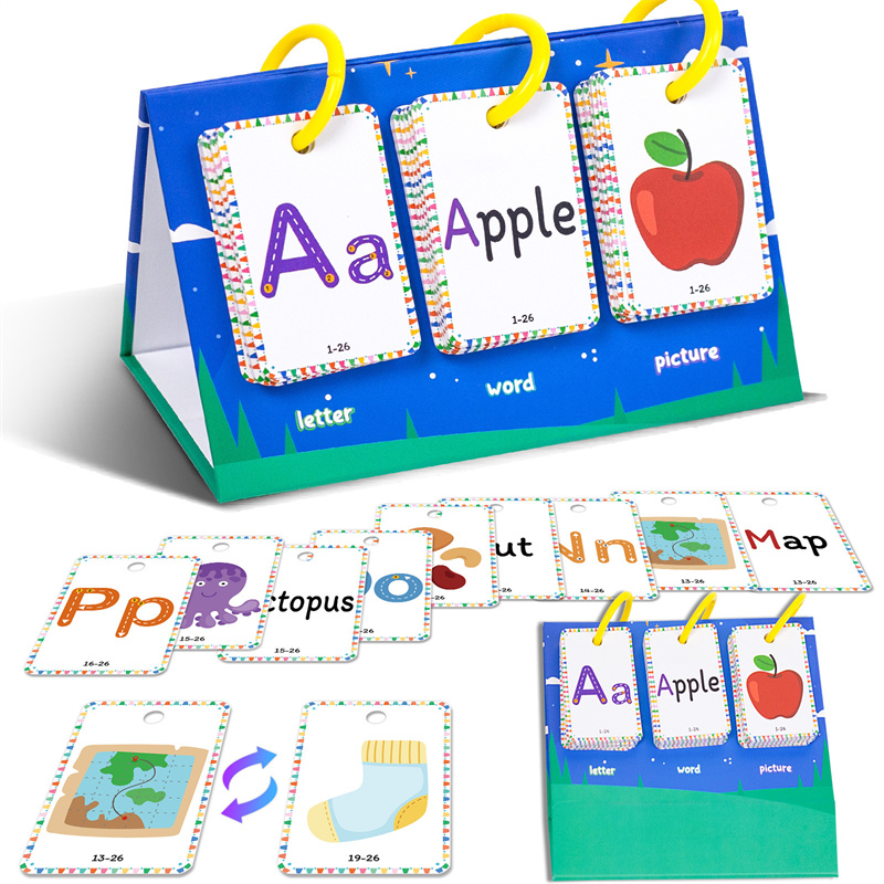 Flash Card Alphabet - Kartu Flash Huruf untuk Pendidikan Dini,