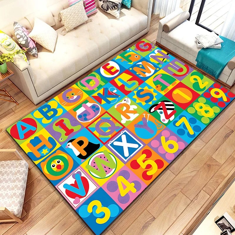 Kids Education Alphabet Numbers - Karpet Belajar Alfabet Karpet ABC Huruf