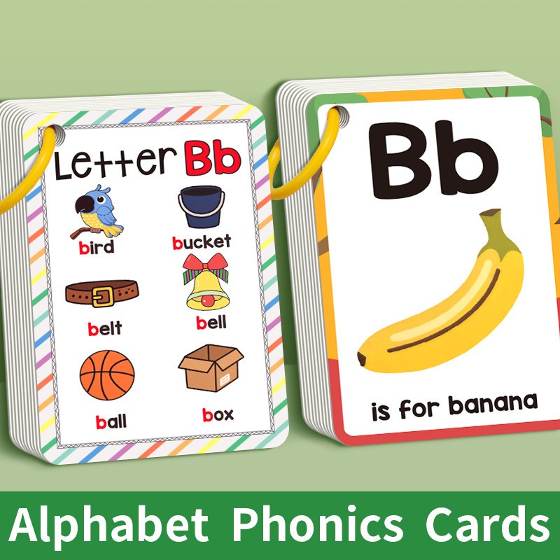 Kartu Flash Belajar Fonik Alfa - Flash Card Alphabet ulasan dan harga