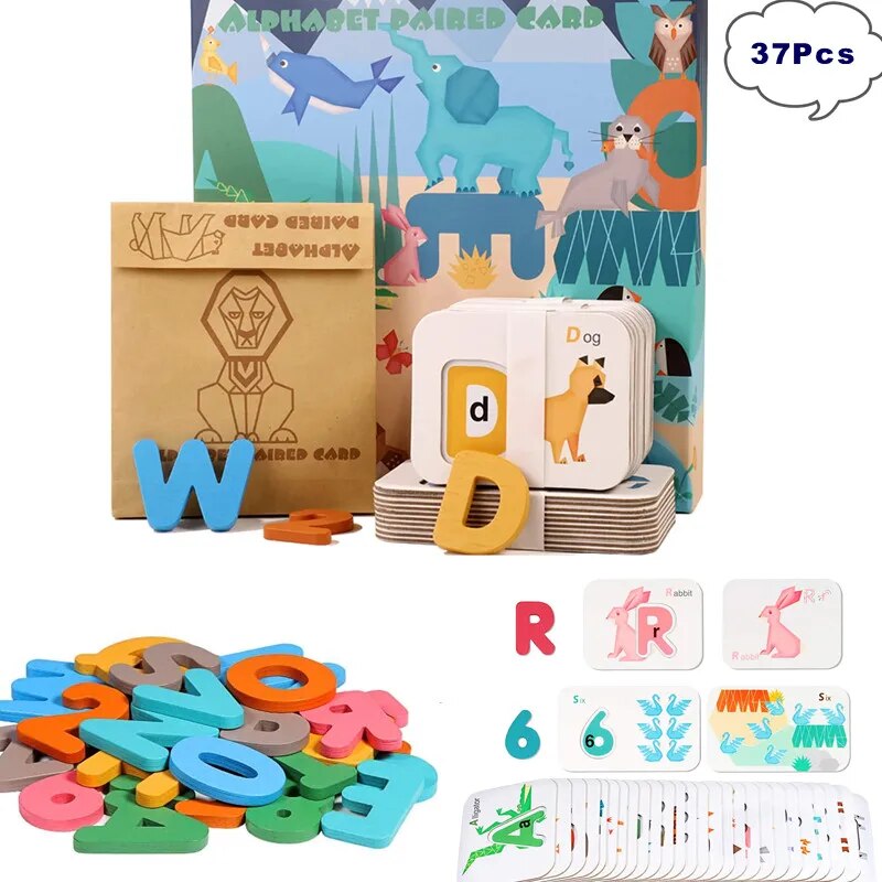 Montesori alfabet angka kartu  - Flash Card Alphabet ulasan dan harga