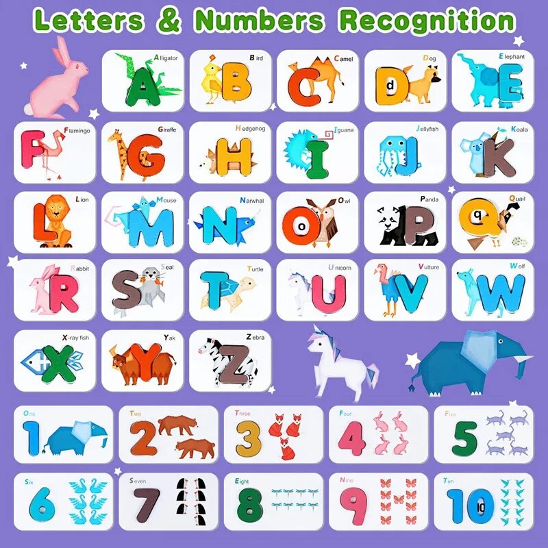 Montesori alfabet angka kartu  - Flash Card Alphabet ulasan dan harga