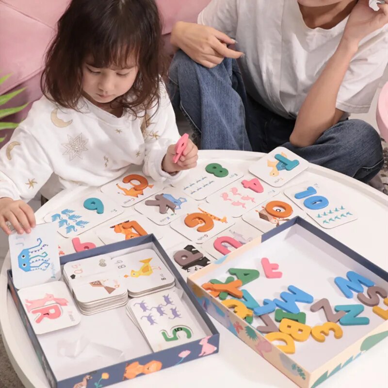 Montesori alfabet angka kartu  - Flash Card Alphabet ulasan dan harga