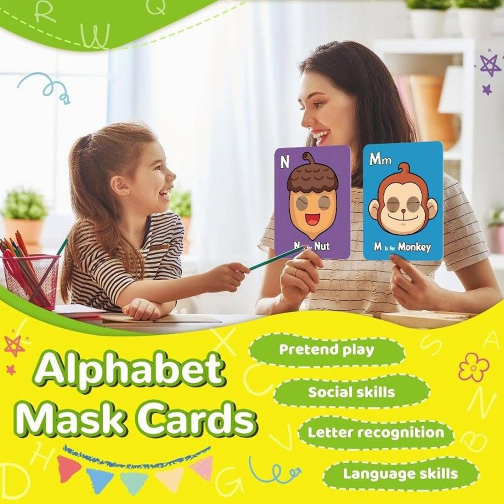 26 Buah Kartu Flash Alfabet Ka - Flash Card Alphabet ulasan dan harga