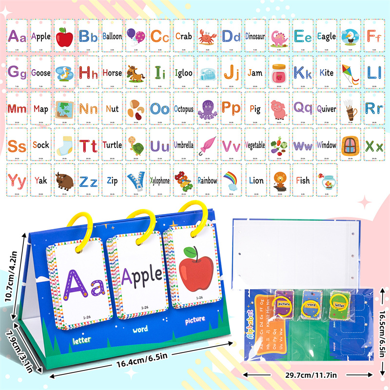 Kartu Flash Huruf untuk Pendid - Flash Card Alphabet ulasan dan harga