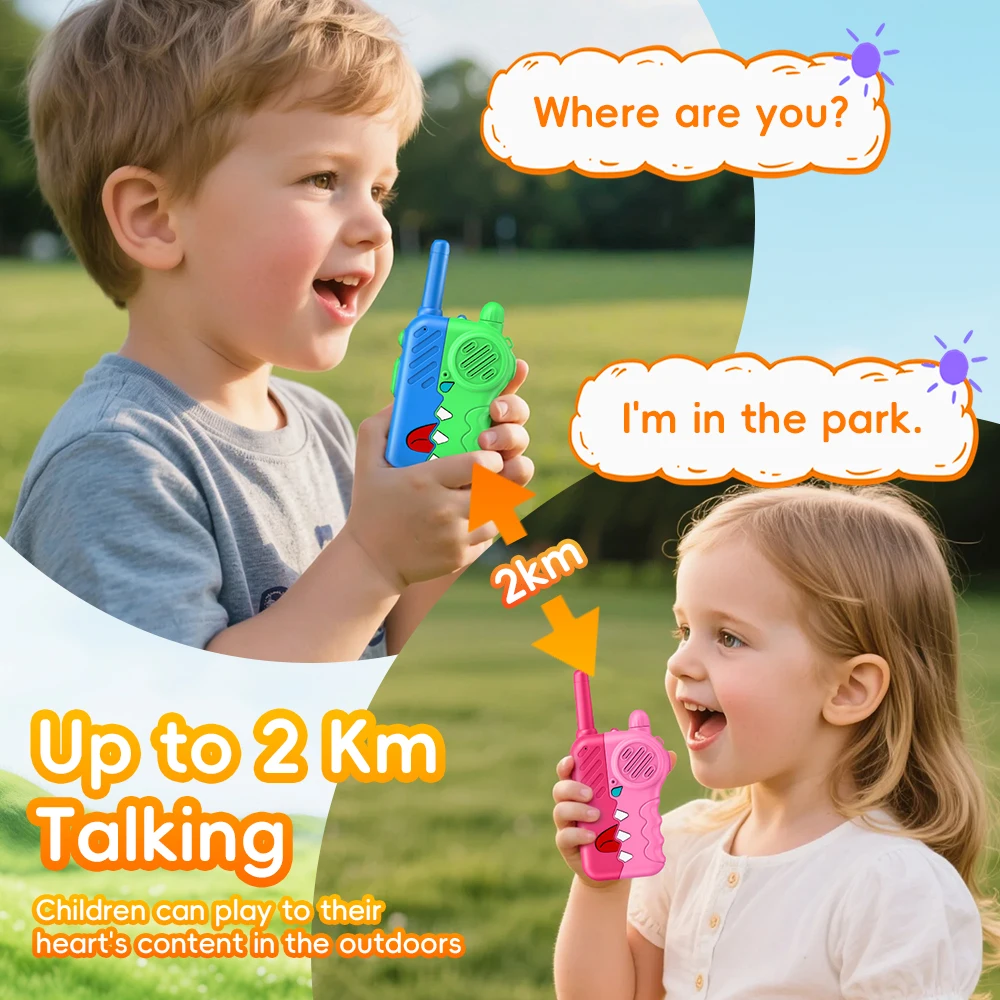 2 Buah Walkie-talkie Anak-anak - Kids Outdoor Education ulasan dan harga