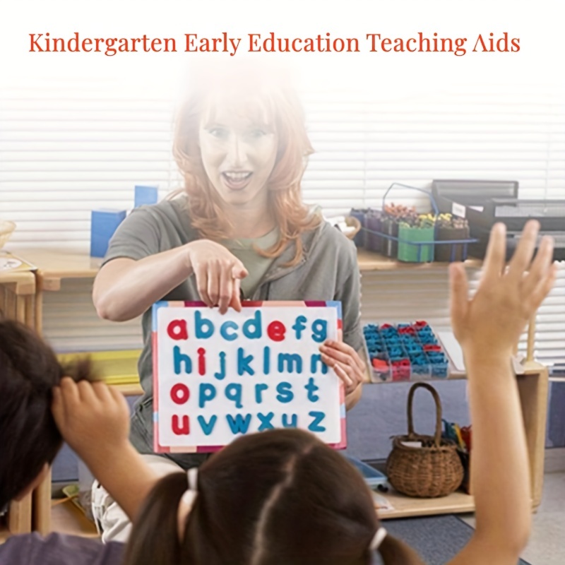 Stiker magnetik huruf Inggris  - Kids Education Alphabet Numbers ulasan dan harga