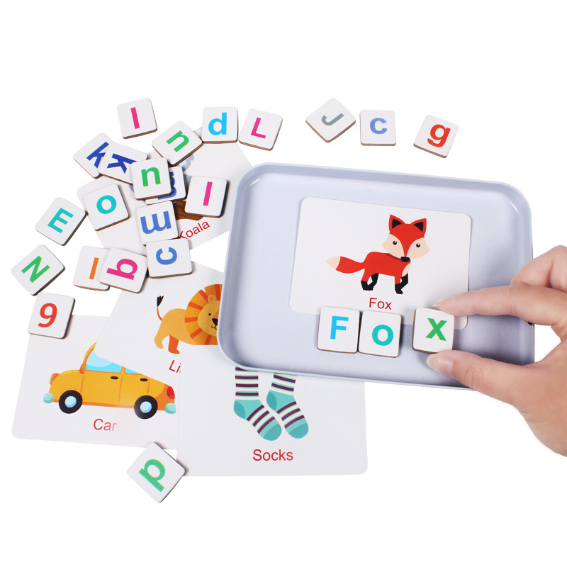 Puzzle Kayu Kartu Flash Permai - Flash Card Alphabet ulasan dan harga