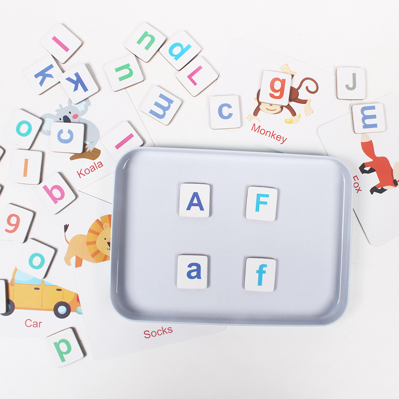 Puzzle Kayu Kartu Flash Permai - Flash Card Alphabet ulasan dan harga
