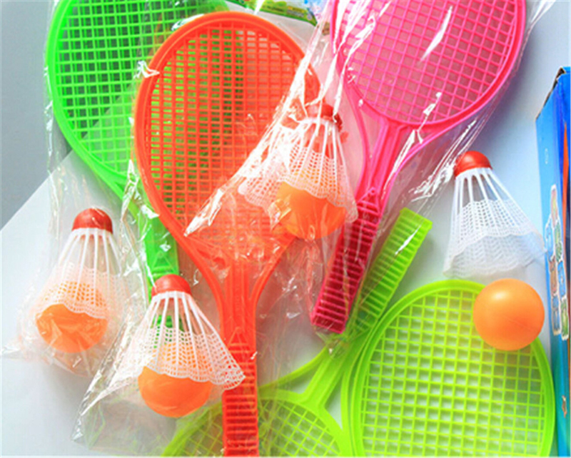 Baru【1Set Set Raket Tenis Bulu - Kids Outdoor Education ulasan dan harga