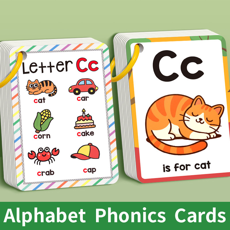 27 Buah/Set Kartu Belajar Kart - Flash Card Alphabet ulasan dan harga